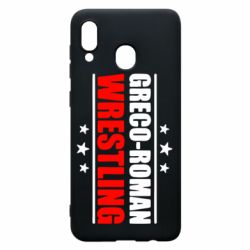 Чехол для Samsung A30 Greco-Roman Wrestling - PrintSalon