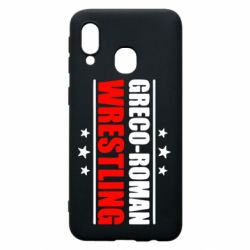 Чехол для Samsung A40 Greco-Roman Wrestling - PrintSalon