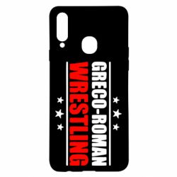 Чехол для Samsung A20s Greco-Roman Wrestling - PrintSalon