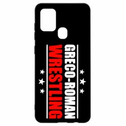 Чехол для Samsung A21s Greco-Roman Wrestling - PrintSalon