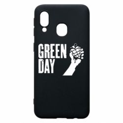 Чехол для Samsung A40 Green Day American Idiot - PrintSalon