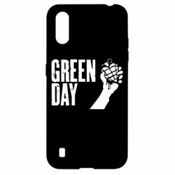 Чехол для Samsung A01/M01 Green Day American Idiot - PrintSalon