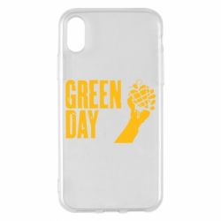 Чехол для iPhone X/Xs Green Day American Idiot - PrintSalon