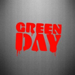 Наклейка Green Day - PrintSalon