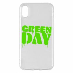 Чехол для iPhone X/Xs Green Day - PrintSalon