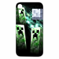 Чохол для iPhone XR Green Minecraft - PrintSalon