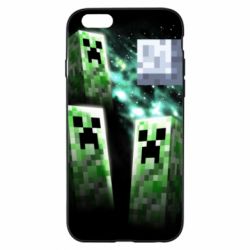 Чохол для iPhone 6/6S Green Minecraft - PrintSalon