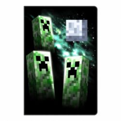Блокнот з принтом Green Minecraft - PrintSalon