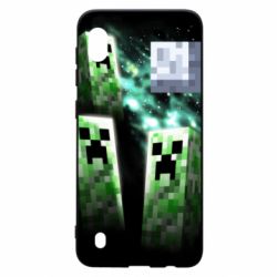 Чохол для Samsung A10 Green Minecraft - PrintSalon