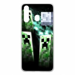 Чохол для Samsung A60 Green Minecraft - PrintSalon