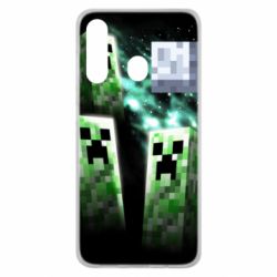Чохол для Samsung M40 Green Minecraft - PrintSalon
