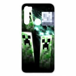 Чохол для Xiaomi Redmi Note 8 Green Minecraft - PrintSalon