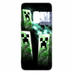 Чохол для Samsung S9 Green Minecraft - PrintSalon