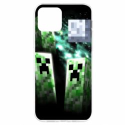 Чохол для iPhone 12 Green Minecraft - PrintSalon