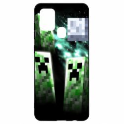 Чохол для Samsung A21s Green Minecraft - PrintSalon