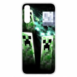 Чохол для Samsung A50 Green Minecraft - PrintSalon