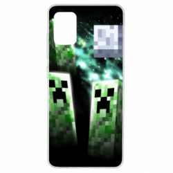 Чохол для Samsung A51 Green Minecraft
