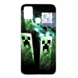 Чохол для Samsung M31 Green Minecraft - PrintSalon