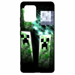 Чохол для Samsung S10 Lite Green Minecraft - PrintSalon