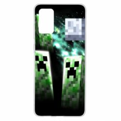 Чохол для Samsung S20+ Green Minecraft - PrintSalon