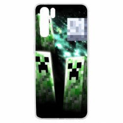 Чохол для Oppo A91 / Reno3Green Minecraft - PrintSalon