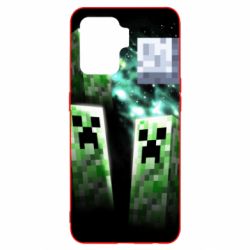 Чохол для Oppo Reno 5 Lite Green Minecraft - PrintSalon
