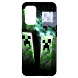 Чохол для Oppo Reno 5 4G Green Minecraft - PrintSalon
