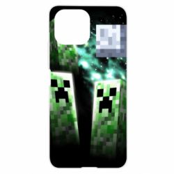 Чохол для Xiaomi Mi11 Lite Green Minecraft - PrintSalon