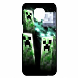 Чохол для Xiaomi Redmi Note 9S / 9Pro / 9Pro Max Green Minecraft - PrintSalon