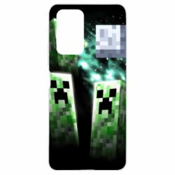 Чохол для Xiaomi Redmi Note 10 Pro Green Minecraft - PrintSalon