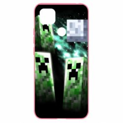 Чохол для Xiaomi Redmi 9c Green Minecraft - PrintSalon