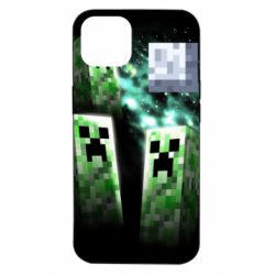 Чохол для iPhone 14 Green Minecraft - PrintSalon