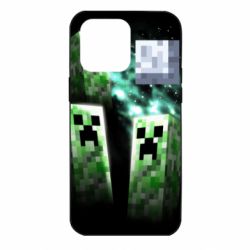 Чохол для iPhone 14 Pro Max Green Minecraft