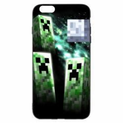 Чохол для iPhone 6 Plus/6S Plus Green Minecraft - PrintSalon