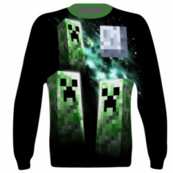 3D світшот Green Minecraft - PrintSalon