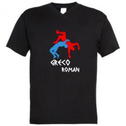 Чоловіча футболка з V-подібним вирізом Греко-римська боротьба