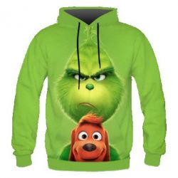 Чоловіче 3D худі Grinch 2018 - PrintSalon