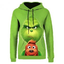 Жіноче 3D худі Grinch 2018