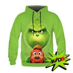 Дитяче 3D худі Grinch 2018