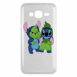 Чехол для Samsung J3 2016 Гринч и Стич - PrintSalon