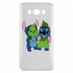 Чехол для Samsung J7 2016 Гринч и Стич - PrintSalon