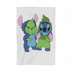 Полотенце с принтом Гринч и Стич - PrintSalon