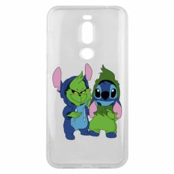 Чехол для Meizu X8 Гринч и Стич - PrintSalon