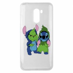 Мужская футболка премиум Гринч и Стич - PrintSalon