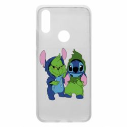 Чехол для Xiaomi Redmi 7 Гринч и Стич - PrintSalon