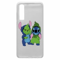 Чехол для Huawei P30 Гринч и Стич