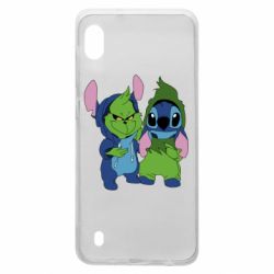 Чехол для Samsung A10 Гринч и Стич - PrintSalon