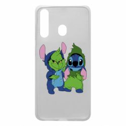 Чехол для Samsung A60 Гринч и Стич - PrintSalon
