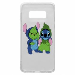 Чехол для Samsung S10e Гринч и Стич - PrintSalon