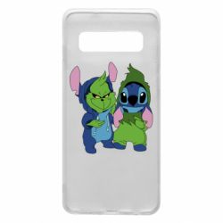 Чехол для Samsung S10 Гринч и Стич - PrintSalon